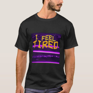 Ich fühle mich müde Ästhetik Vaporwave Glitch für  T-Shirt