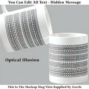 Ich fühle mich nicht sehr fleißig versteckte Nachr Kaffeetasse