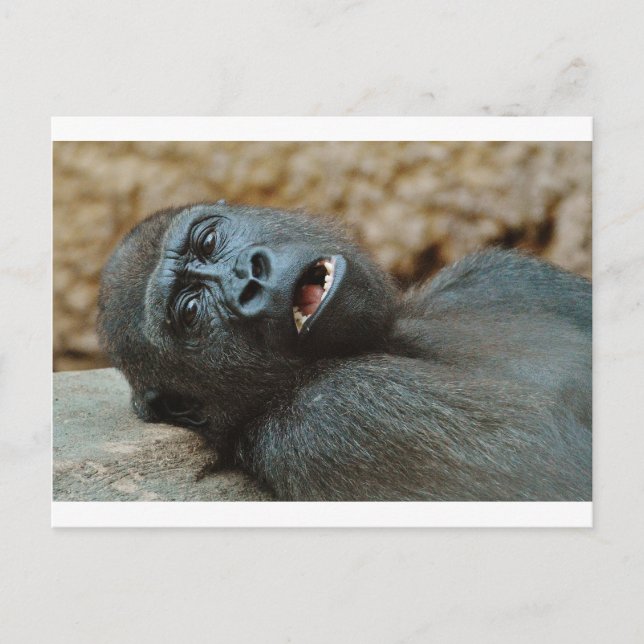 "Ich fühle mich so müde Postkarte (Vorderseite)