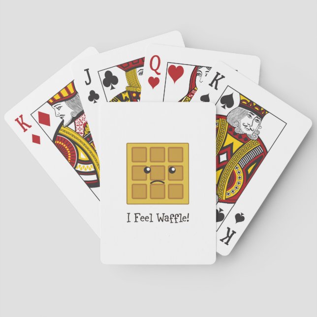 Ich fühle mich Waffel! Spielkarten (Rückseite)