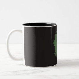 Ich fühle mich wie ein hirnloser Zombie Becher Zweifarbige Tasse