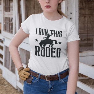 Ich führe dieses Rodeo T-Shirt
