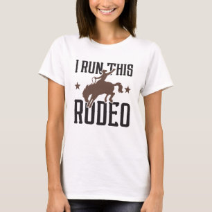 Ich führe dieses Rodeo T-Shirt