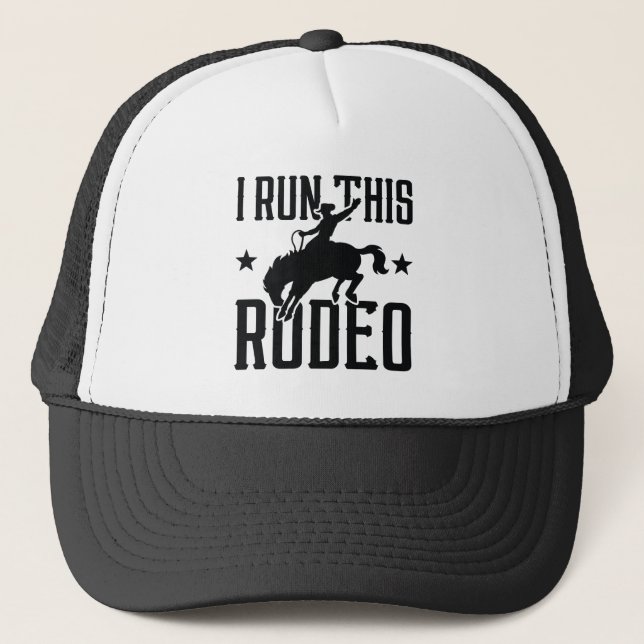 Ich führe dieses Rodeo Truckerkappe (Vorderseite)