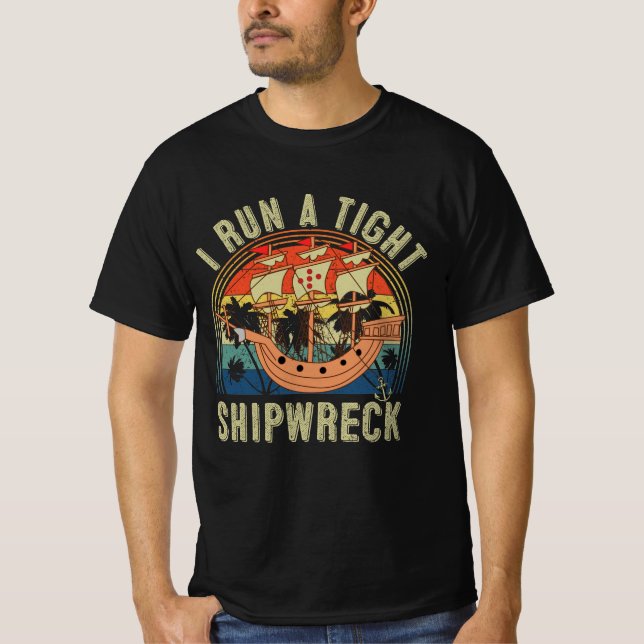 Ich führe ein Frachtschiff der Stärke Tight T-Shirt (Vorderseite)