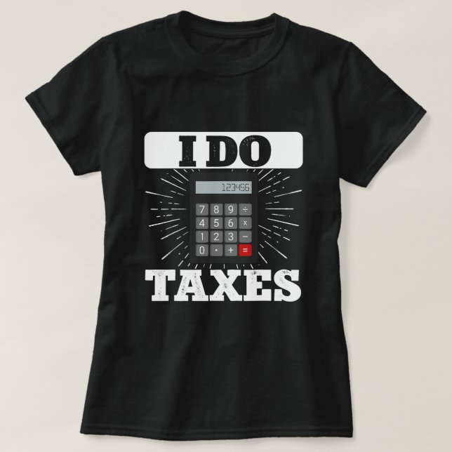 Ich führe eine Prüfung der Rechnungslegung durch d T-Shirt (Design vorne)