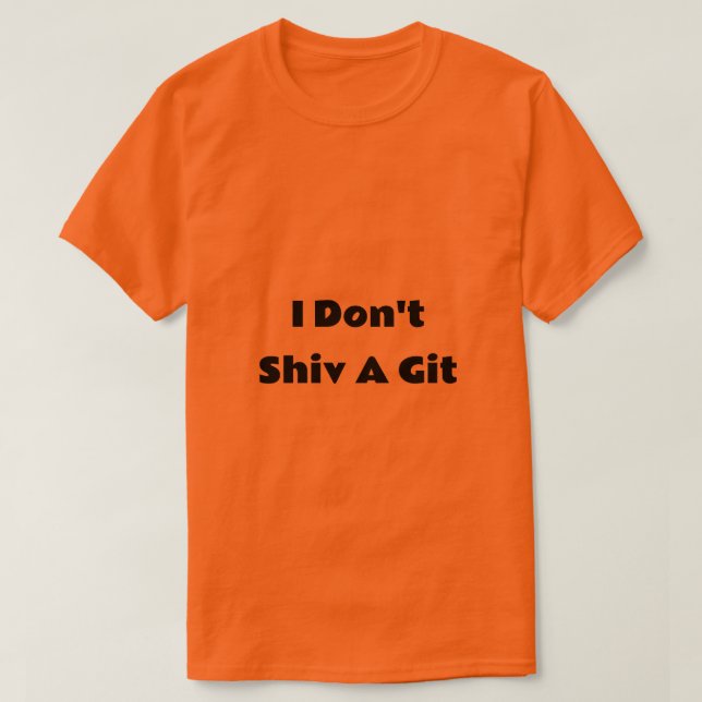 Ich führe keinen Git-T - Shirt (Design vorne)