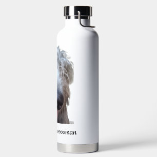 Ich führe meinen Hoooooman Irish Wolfhound Wasserf Trinkflasche