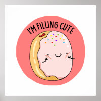Ich fülle den Niedlichen Funny Jelly Donut Pun