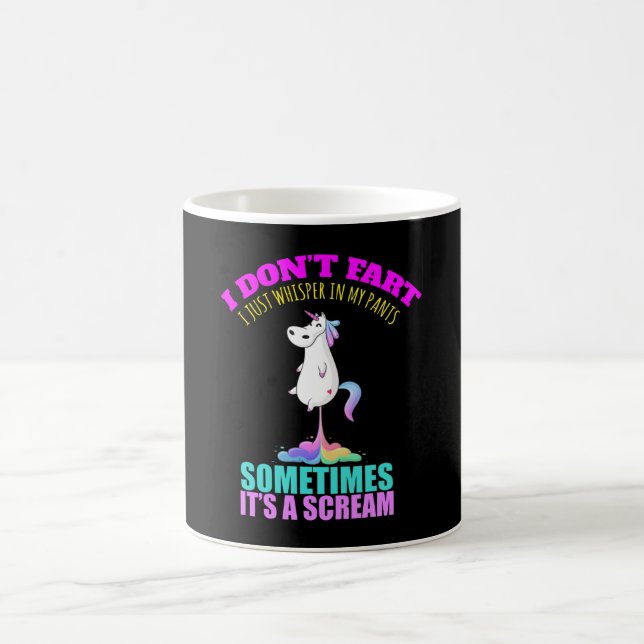 Ich Furz keine Einhorn-Einhorn-Furzen Kaffeetasse (Mittel)