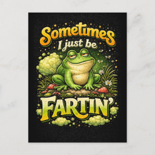 Ich Furze Nur Postkarte