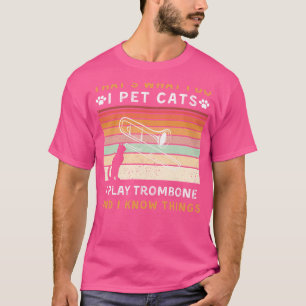 Ich füttere Katzen, spiele Knochen, und ich kenne  T-Shirt