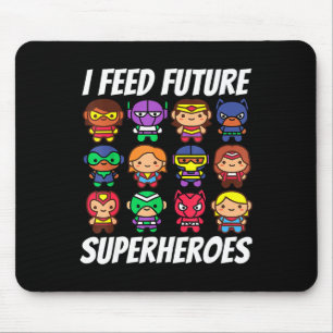 Ich Fütterte Future Superheroes School Lunch Lady Mousepad