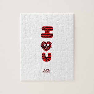 Ich Fuzzy Sie Puzzle (20,32 cm x 25,4 cm)