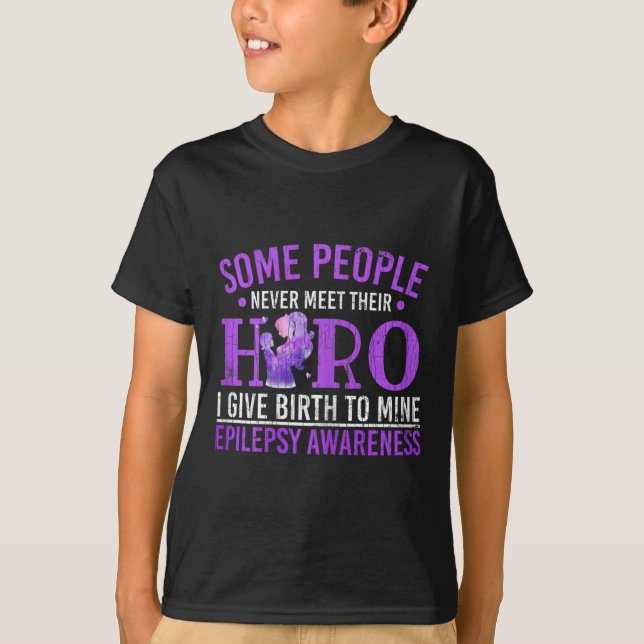 Ich gab der Heldenepilepsie die Geburtshähe. Monat T-Shirt (Vorderseite)