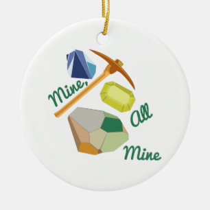 Ich, ganz mein keramik ornament