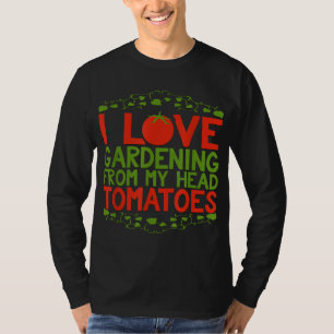 Ich garnele Liebe von meinem Kopf zu meinen Tomate T-Shirt