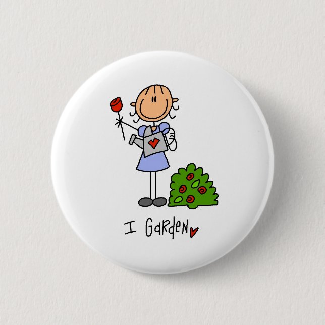 Ich Garten Button (Vorderseite)