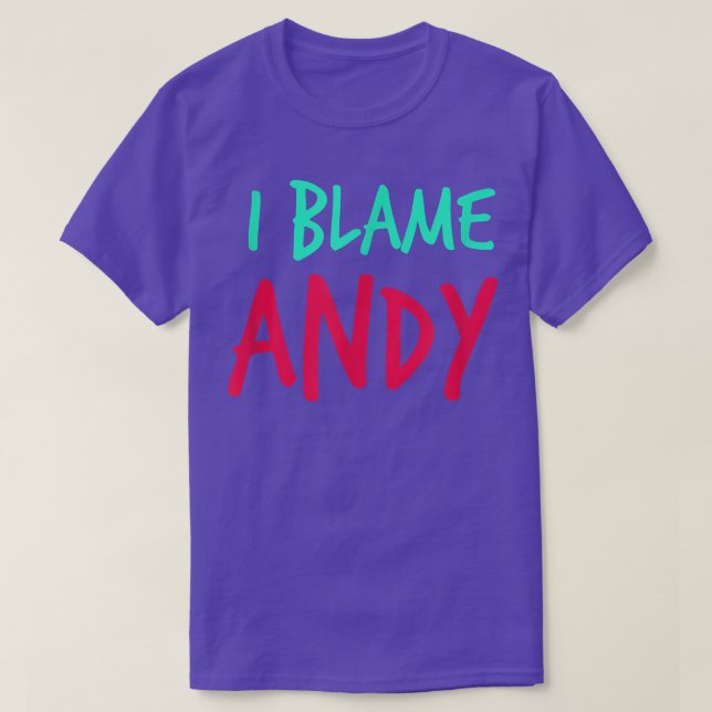 Ich gebe Andy Friends Vorname Buddy Nickname Per d T-Shirt (Design vorne)