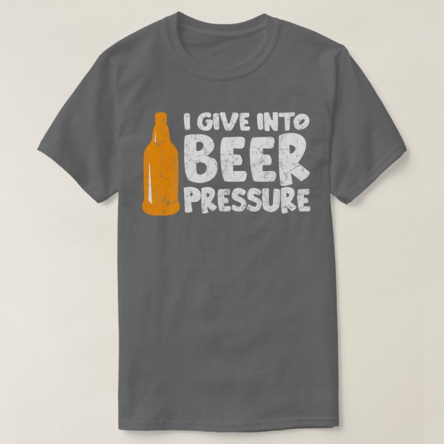 Ich gebe Bierdruck 2 T-Shirt (Design vorne)