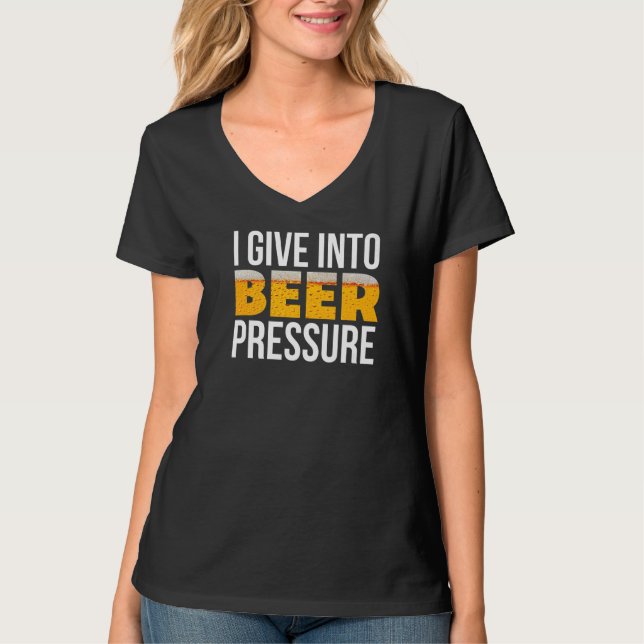 Ich gebe Bierpressen T-Shirt (Vorderseite)