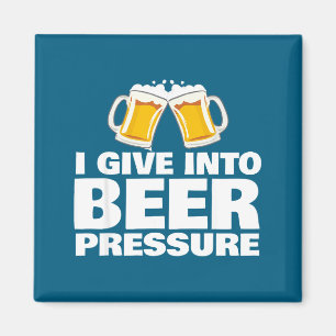 Ich gebe dem Bierdruck lustige Biertrinken  Magnet