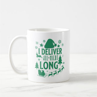Ich gebe die ganze Nacht lang schöne Weihnachtsfei Kaffeetasse