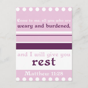 Ich gebe dir Erholung Postkarte