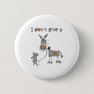 Ich Gebe Einer Ratte Und Maus, Die Lustig Laufen, Button