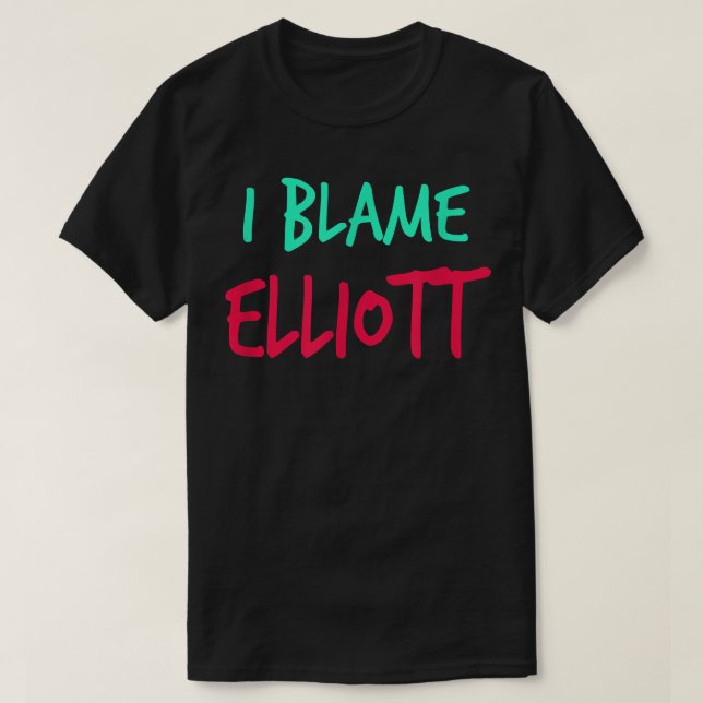 Ich gebe Elliott Friends Vorname Buddy Nickname T-Shirt (Design vorne)