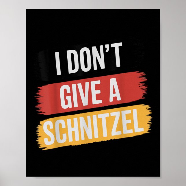Ich gebe kein Schnitzel _1 Poster (Vorne)