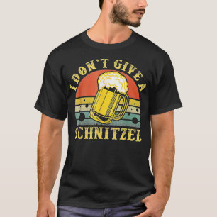 Ich gebe kein Schnitzel Deutscher Bierwurst Funny T-Shirt