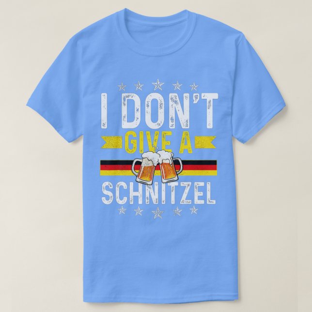 Ich gebe kein Schnitzel Funny Deutsches Geschenk f T-Shirt (Design vorne)