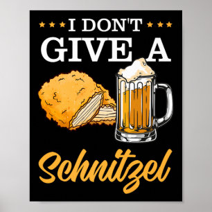 Ich gebe kein Schnitzel Premium Poster