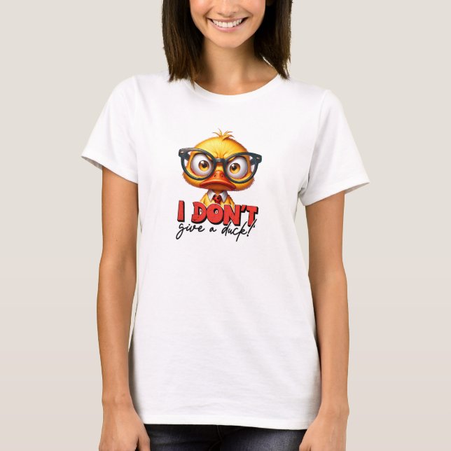 Ich gebe keine Ente böse Ente T-Shirt (Vorderseite)