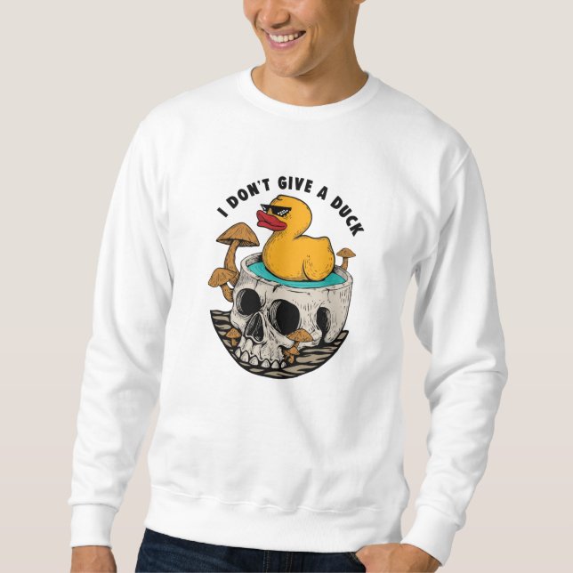 Ich gebe keine Ente Sweatshirt (Vorderseite)