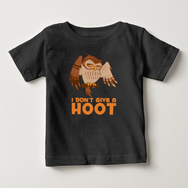 Ich gebe keine Hoowl Baby T-shirt (Vorderseite)