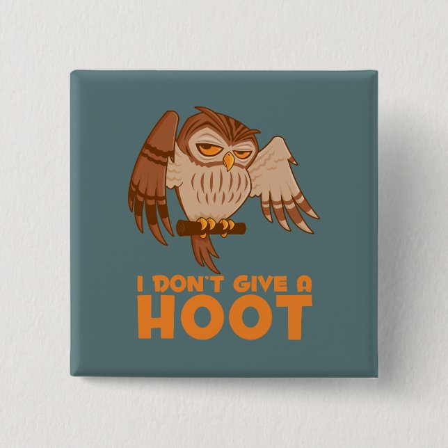 Ich gebe keine Hoowl Button (Vorderseite)