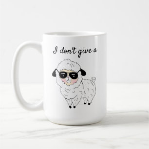 Ich gebe keine ... Sheep Funny Sarcastic Spaß Kaffeetasse