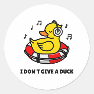 Ich gebe keinen Aufkleber für eine Ente