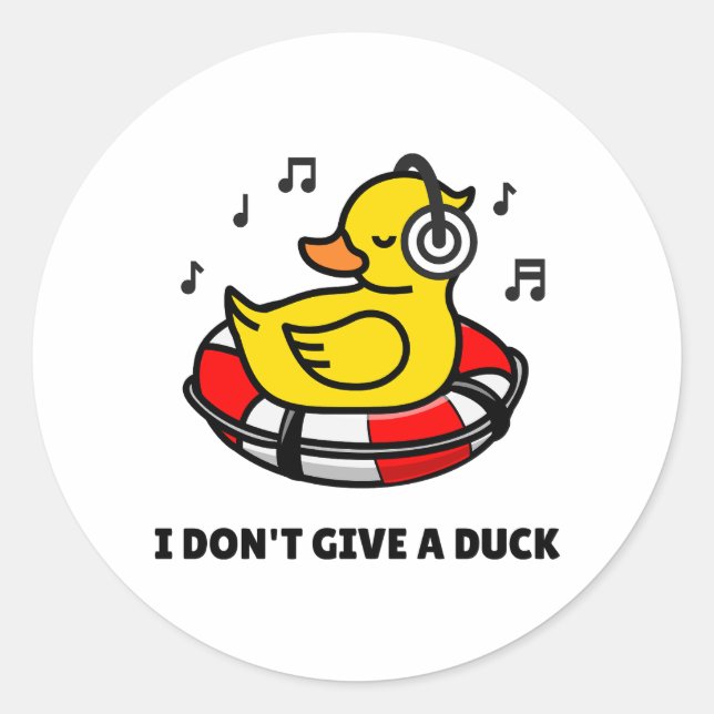 Ich gebe keinen Aufkleber für eine Ente (Vorderseite)