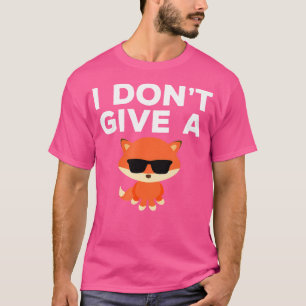 Ich gebe keinen Fox Witty Fox Pun T-Shirt