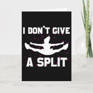 Ich Gebe Keinen Spalt Lustiger Flyer Cheerleading- Karte