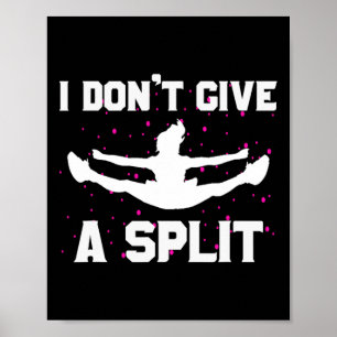Ich Gebe Keinen Spassigen Flyer Cheerleading-Gesch Poster