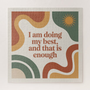 Ich gebe mein Bestes und das ist genug