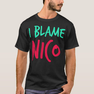 Ich gebe Nico Friends Vorname Buddy Nickname Per d T-Shirt