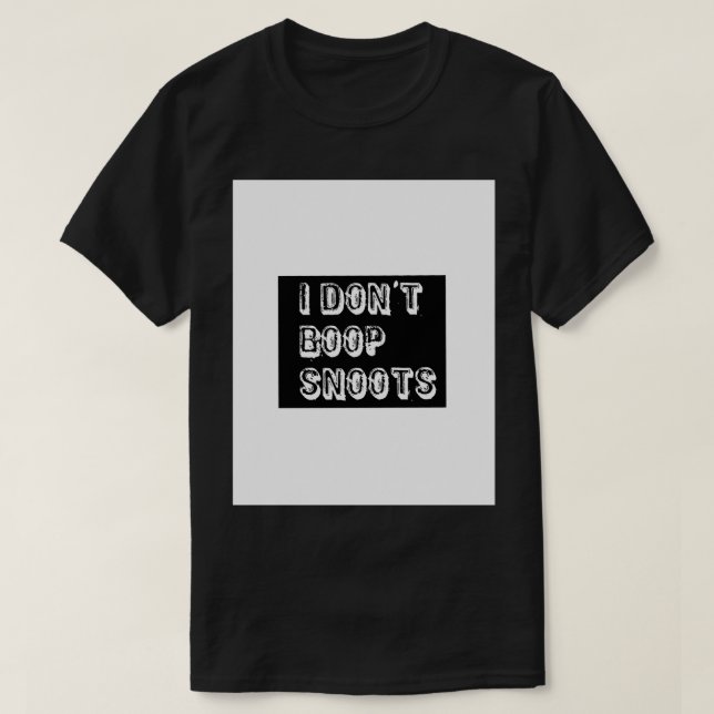 ICH GEBE SNOOTS Graphic T-Shirt (Design vorne)