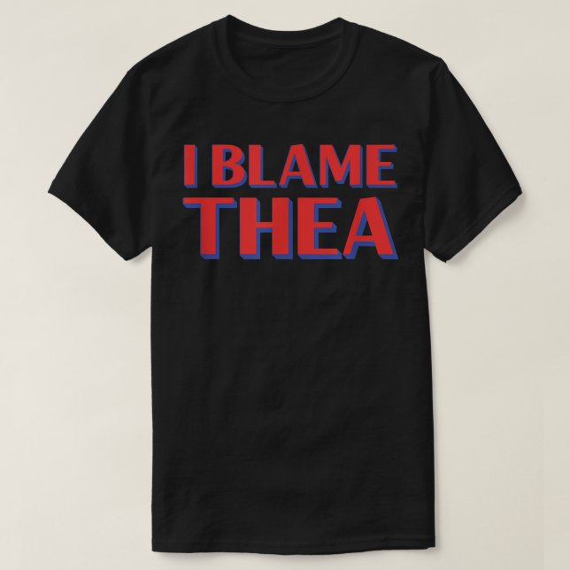 Ich gebe Thea Friends Name Buddy Nickname Funny Pe T-Shirt (Design vorne)