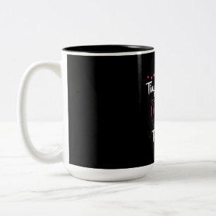 Ich gebe winzigen Menschen Tanzunterricht Zweifarbige Tasse