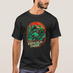 Ich gebe zu Fishin Lifestyle Ocean Habits Sea Fi T-Shirt